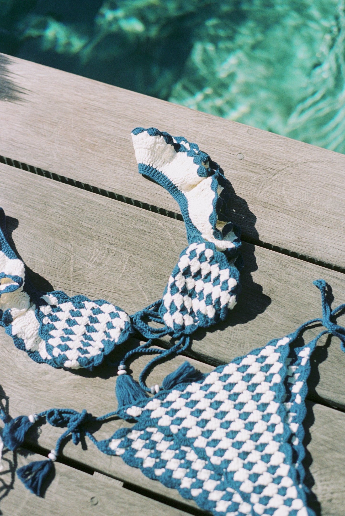 Fleur Ruffle Top - Porcelain