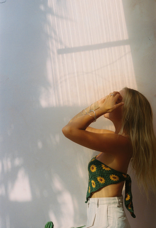Freyde Bandana Top - Sunflower
