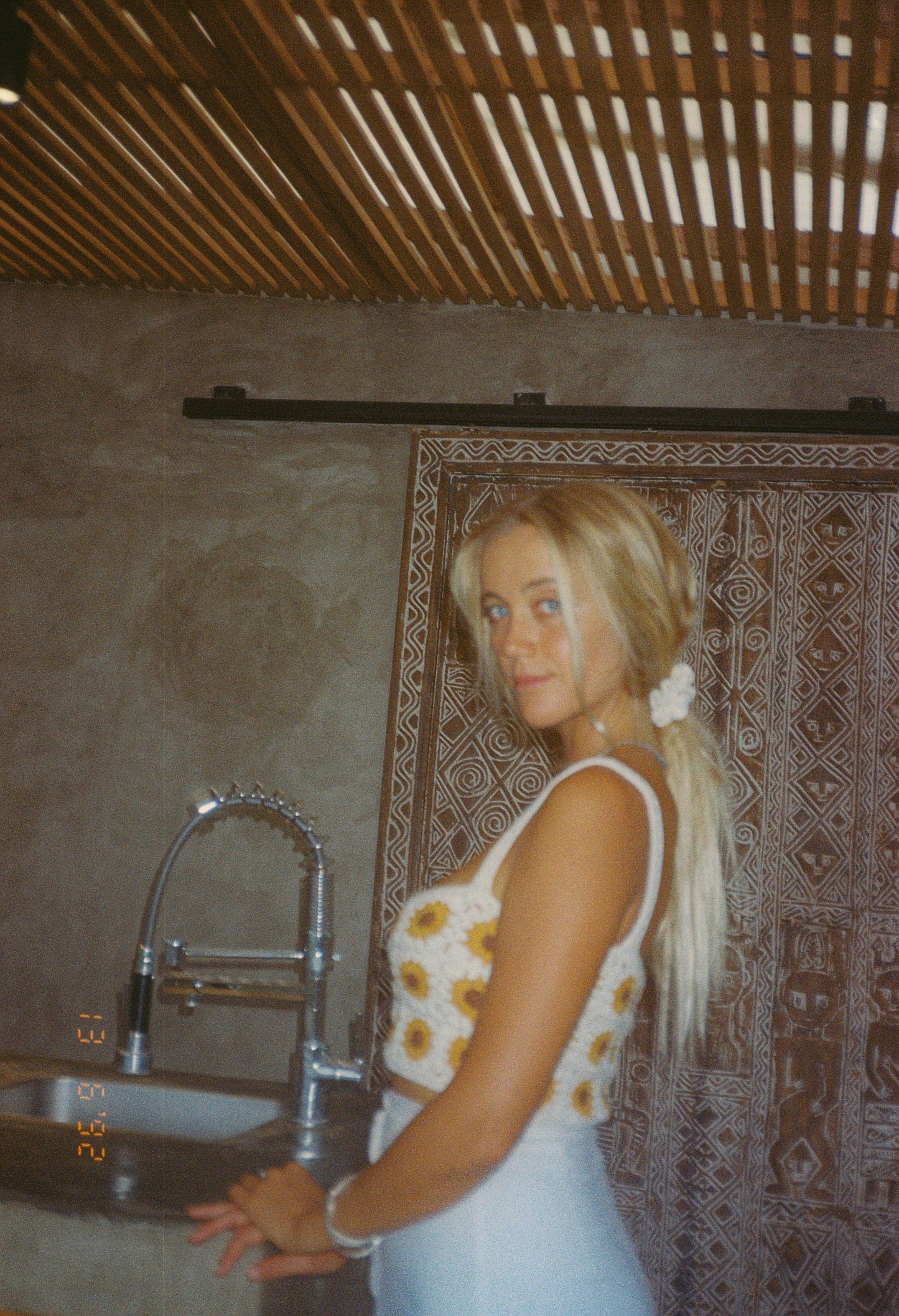 Flynn Box Cut Top - Sunflower