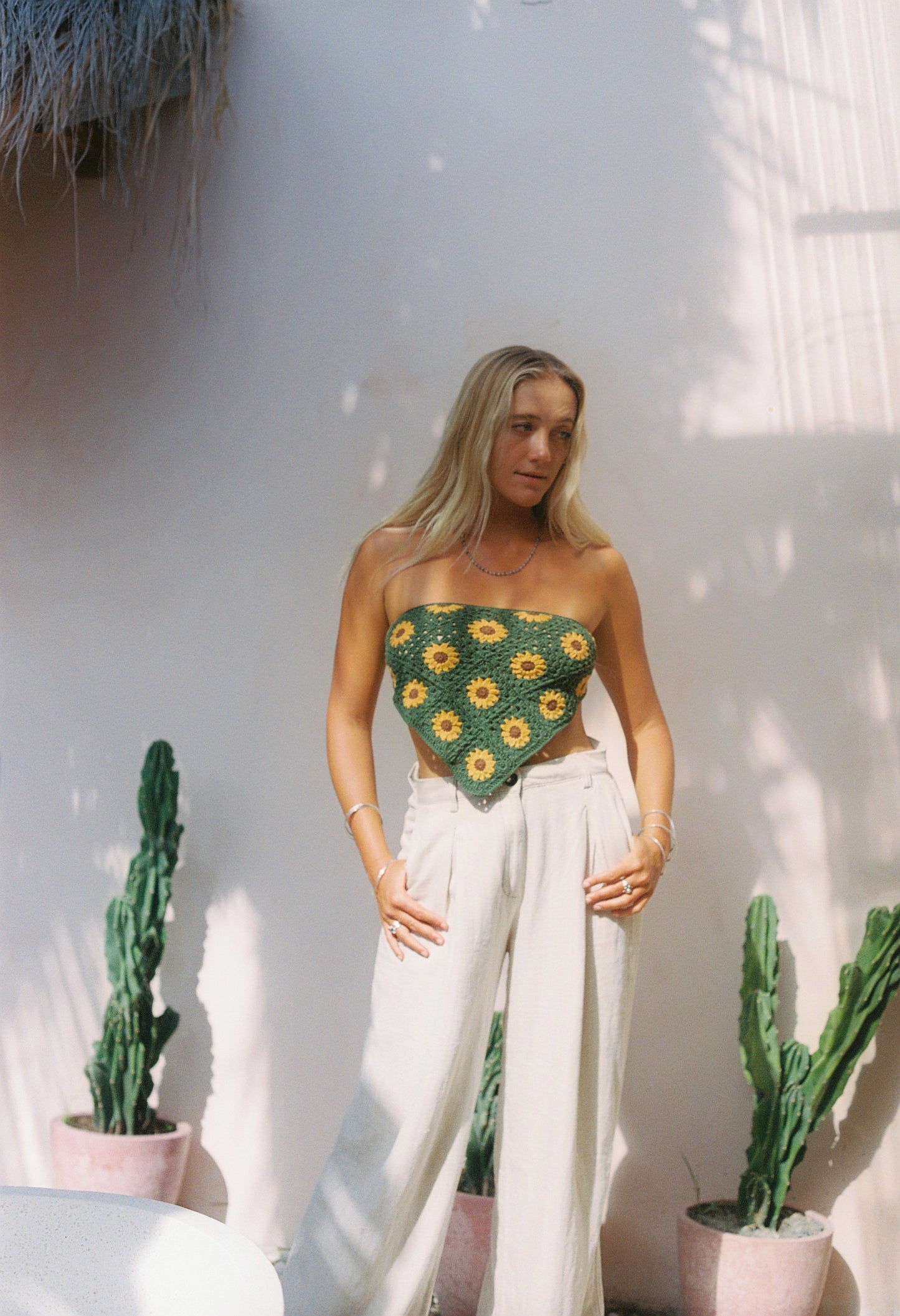 Freyde Bandana Top - Sunflower