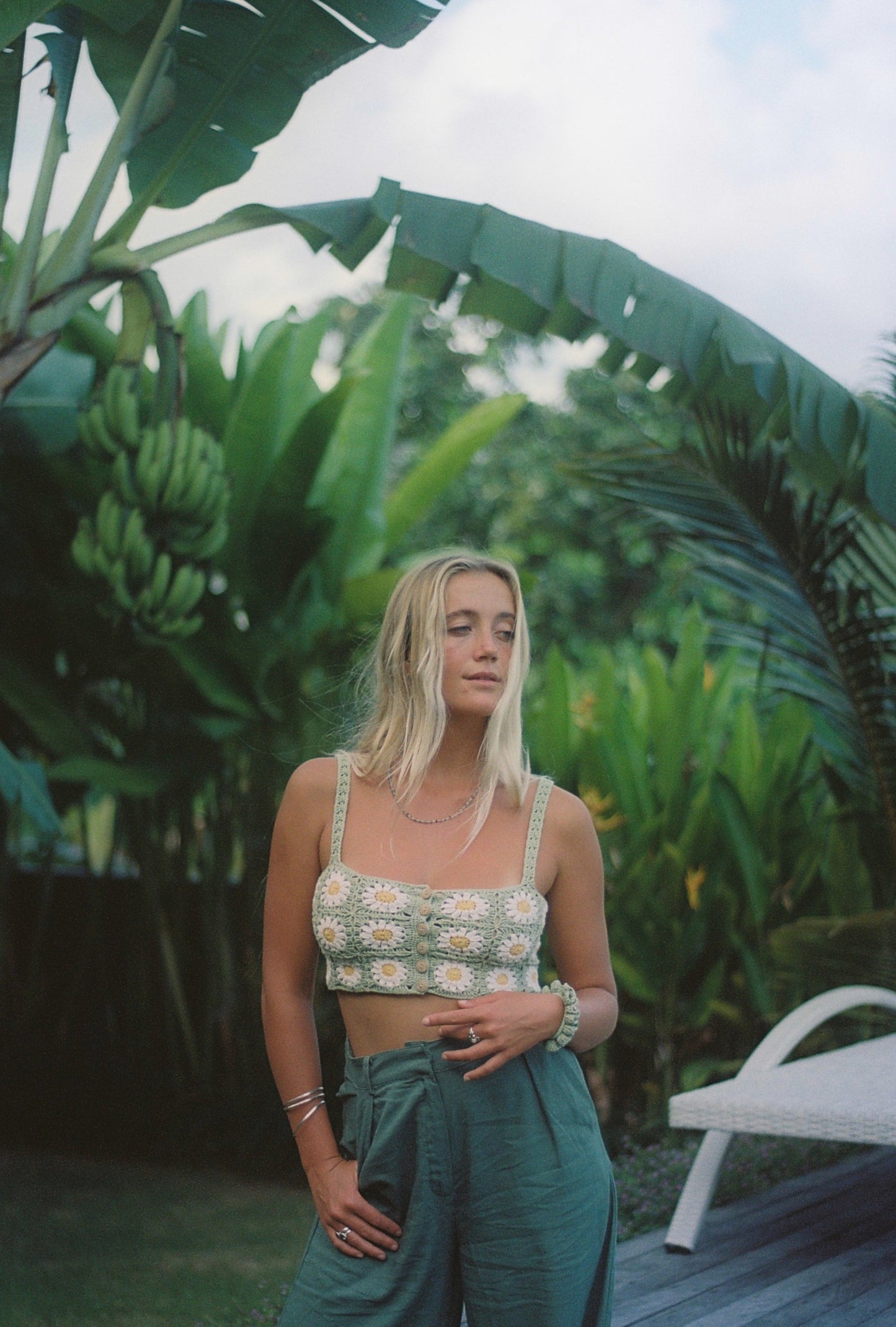Flynn Box Cut Top - Daisy