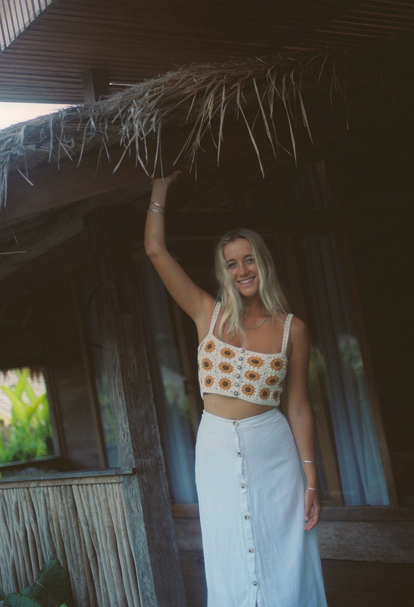 Flynn Box Cut Top - Sunflower