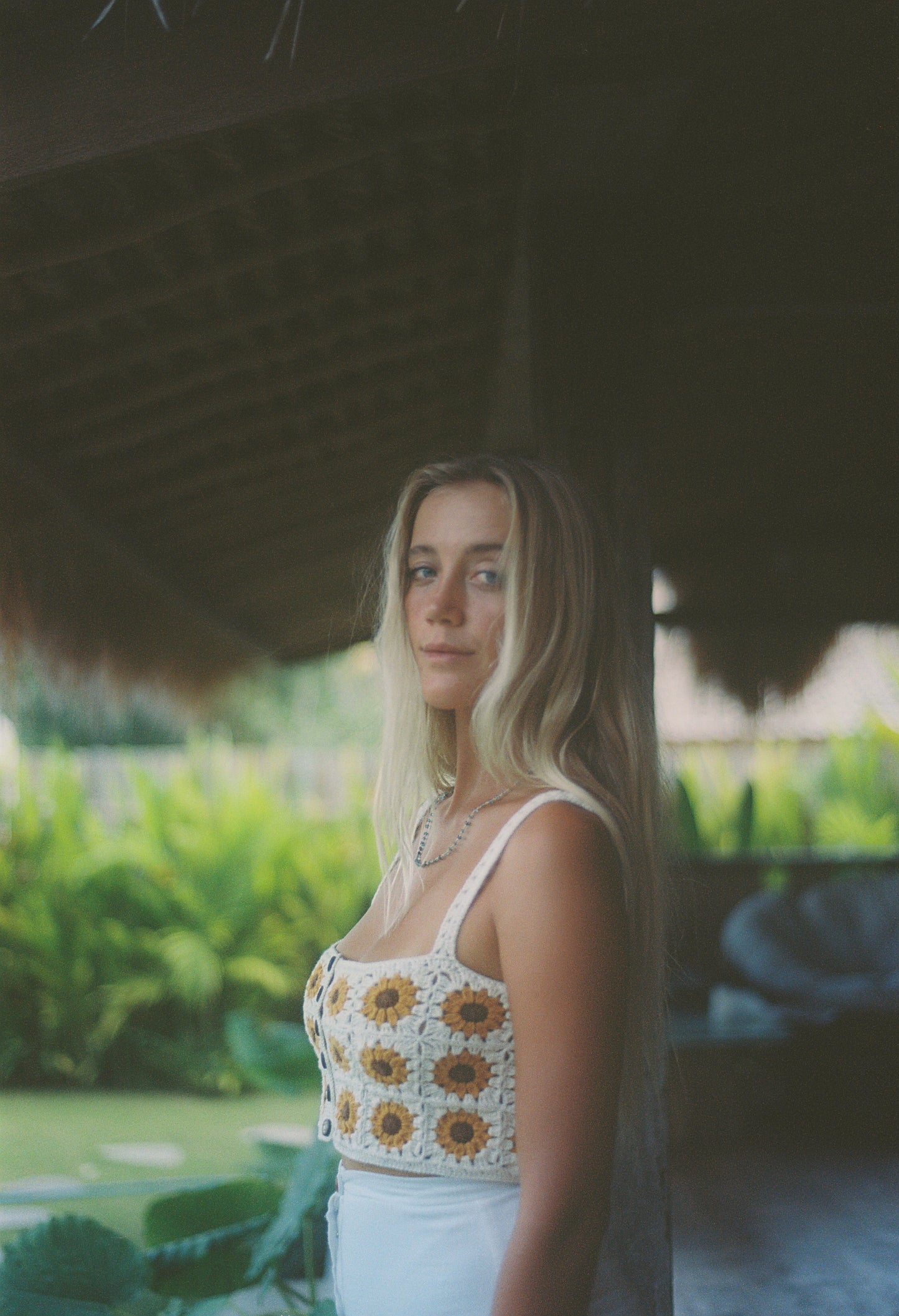 Flynn Box Cut Top - Sunflower