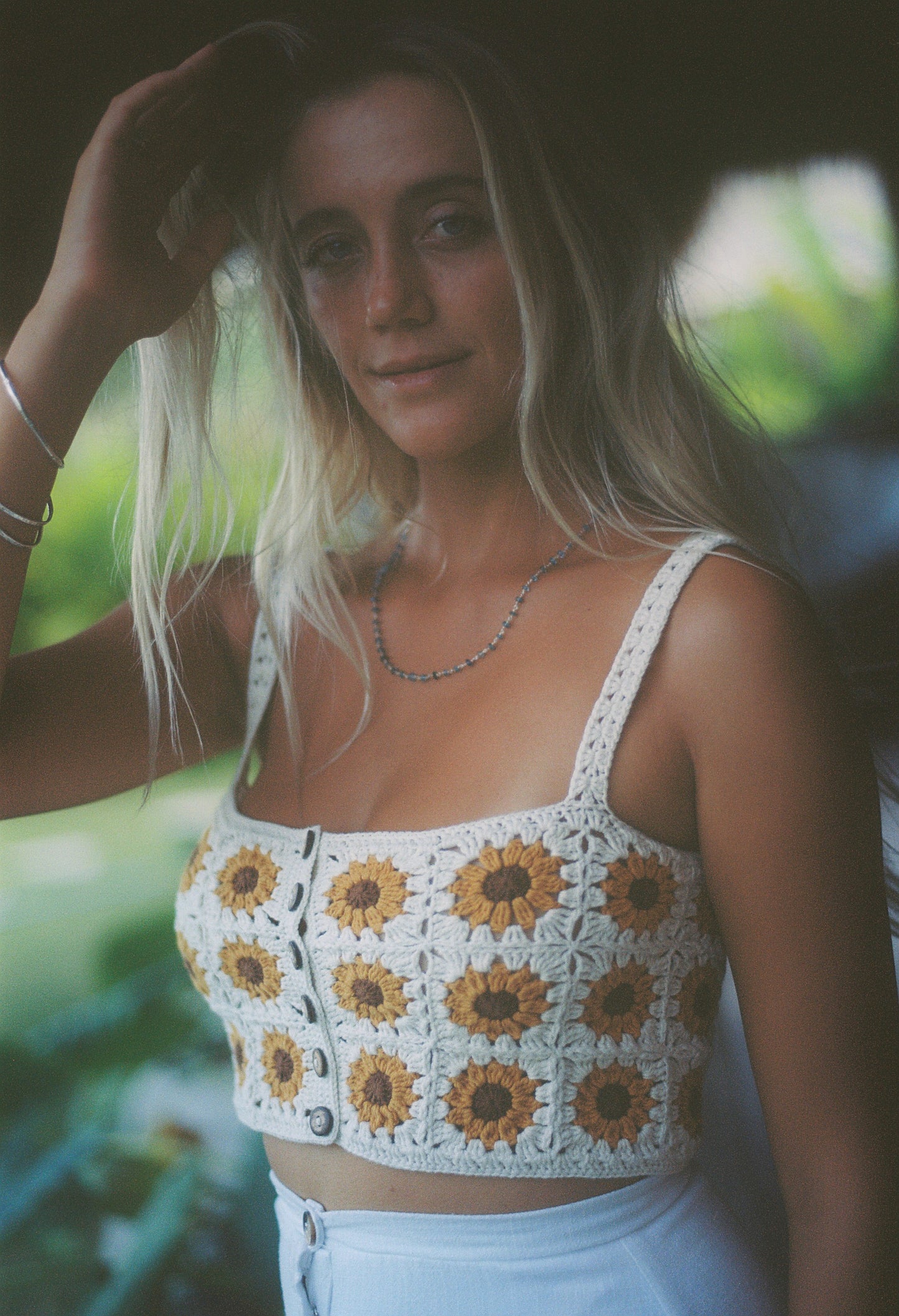 Flynn Box Cut Top - Sunflower
